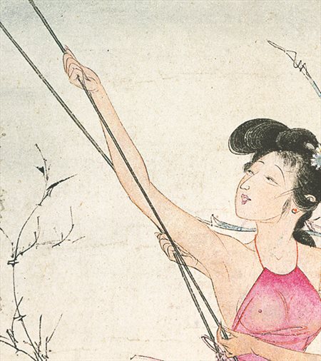 彬县-胡也佛的仕女画和最知名的金瓶梅秘戏图